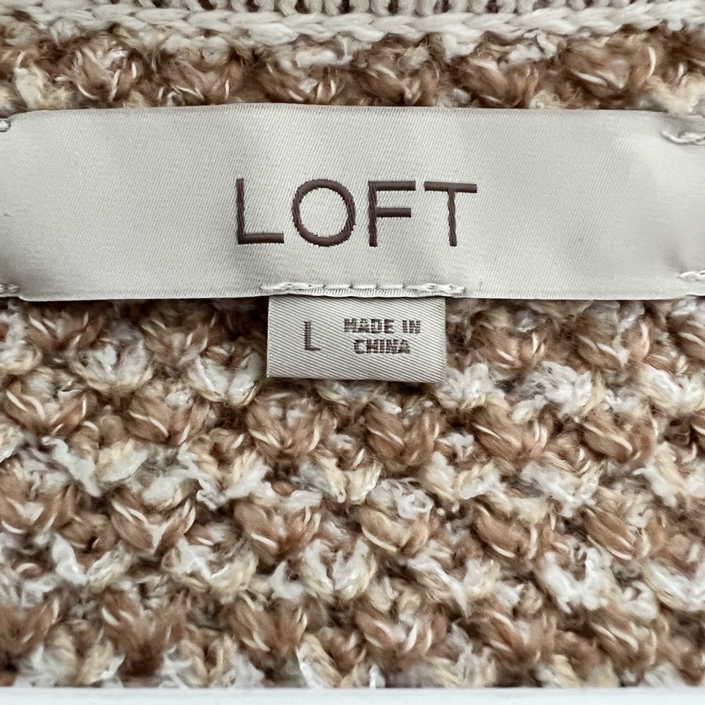 Beautiful open cardigan. Ann Taylor LOFT. Size L.